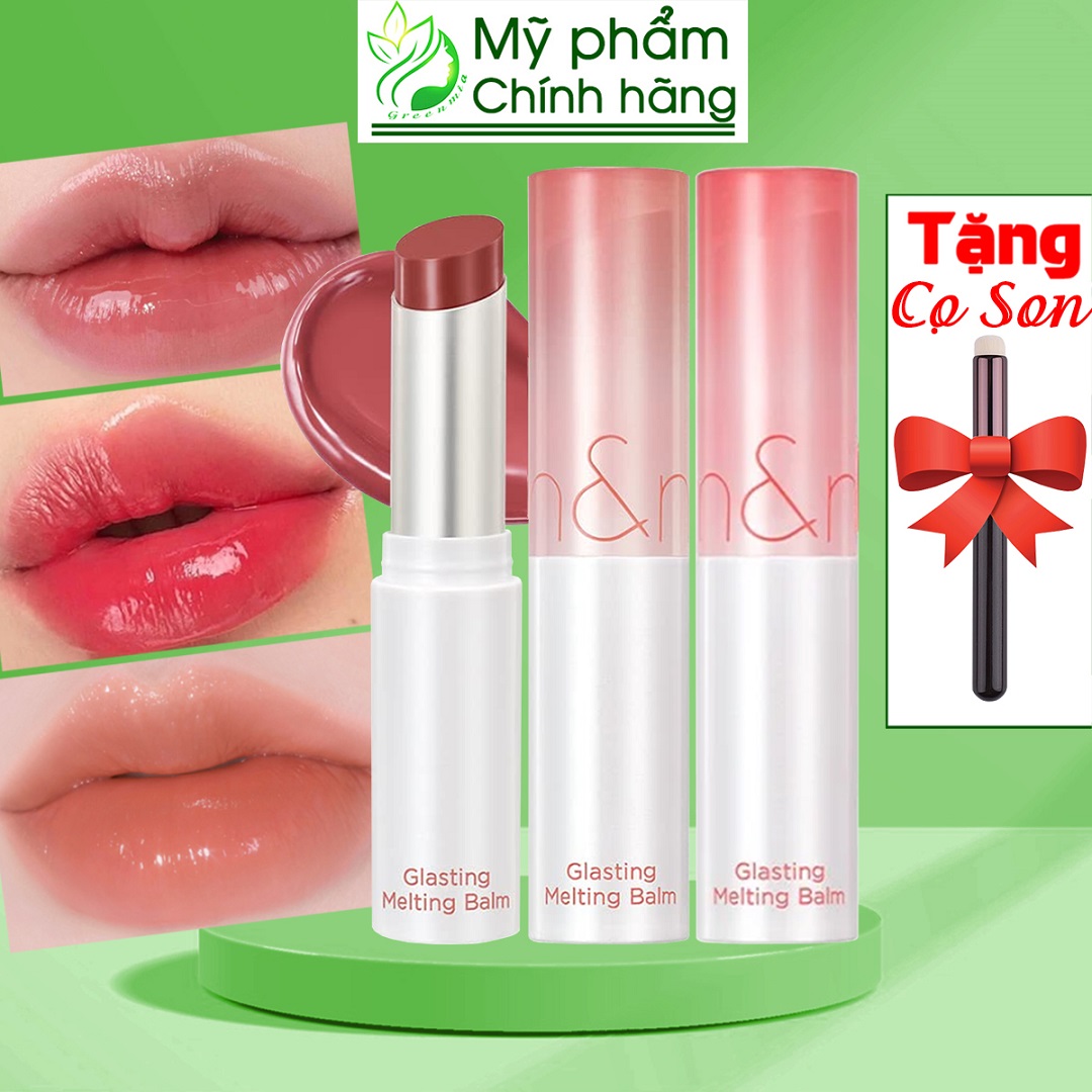 HOÀN TIỀN 15% - Son Dưỡng Có Màu Romand Glasting Melting Balm Thuần Chay Dưỡng Ẩm Mềm Môi Căng Mọng 3.5g [CHÍNH HÃNG CÓ HIDDEN TAG]