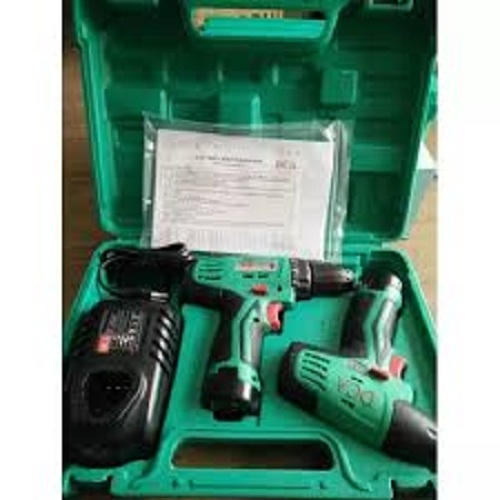 Bộ combo máy khoan vặn vít và khoan búa dùng pin dca adkit01
