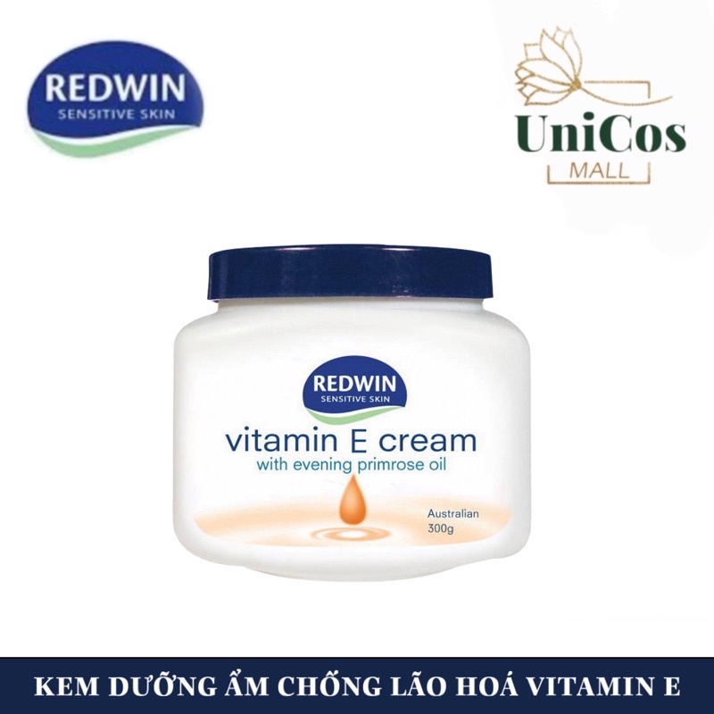 [kem dưỡng vitamin e redwin cream hộp 300g của úc