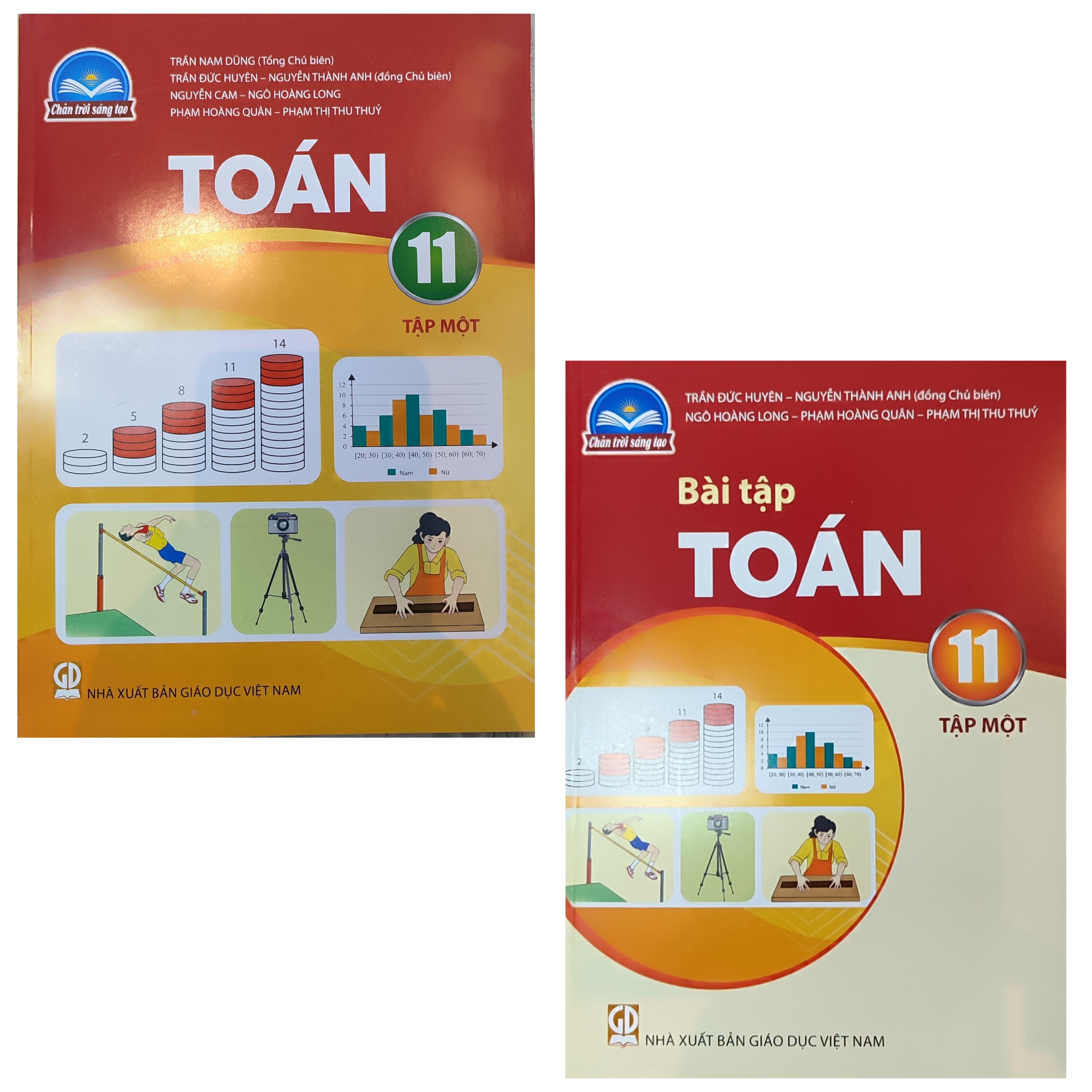 Edubook - Combo Toán lớp 11 tập 1 Chân trời sáng tạo