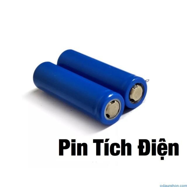 Pin xanh thay quạt mini 3v7