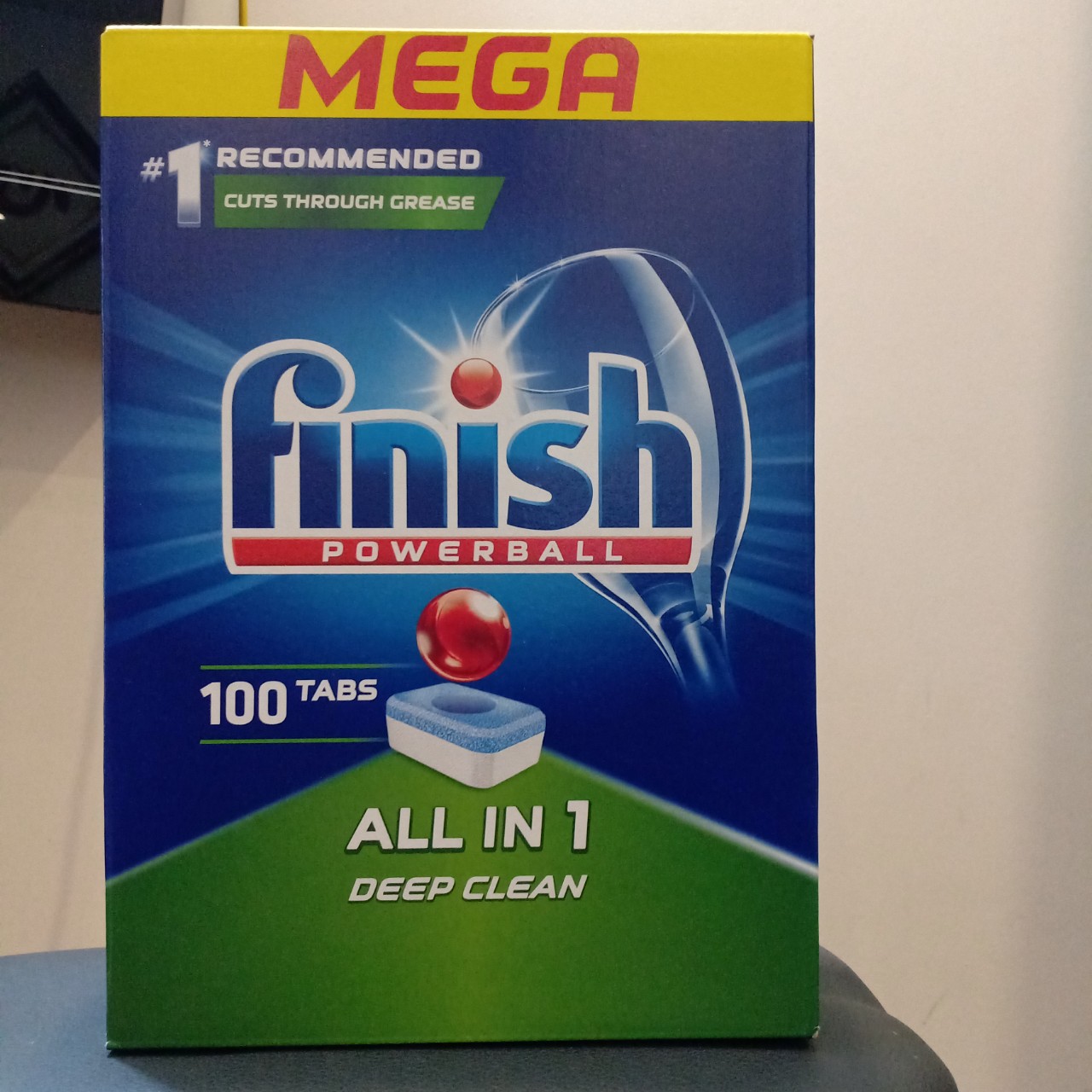 Viên rửa bát Finish All in one 100 viên made in EU cao cấp + Tặng viên Finish dùng thử