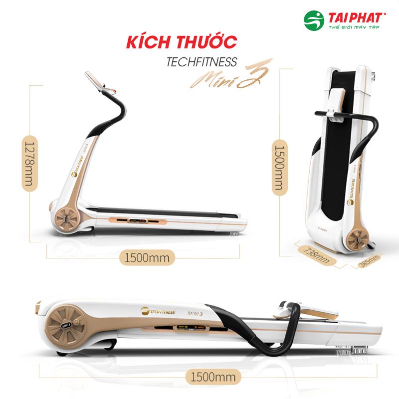 MÁY CHẠY BỘ ĐIỆN TECH FITNESS MINI 3