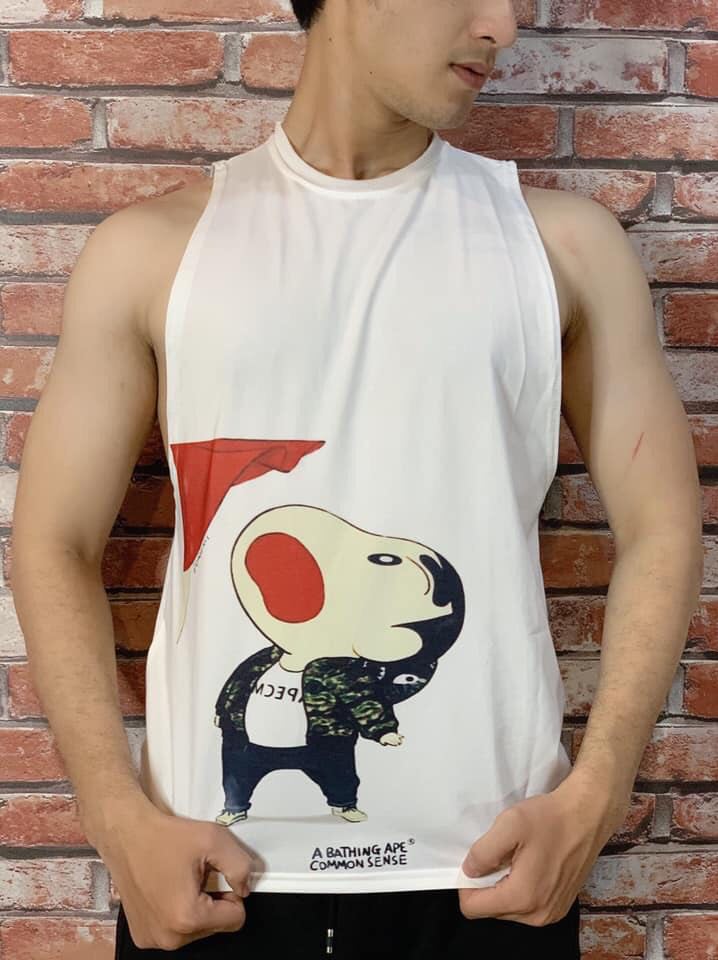 Áo thun ba lỗ tanktop chuẩn gym shin