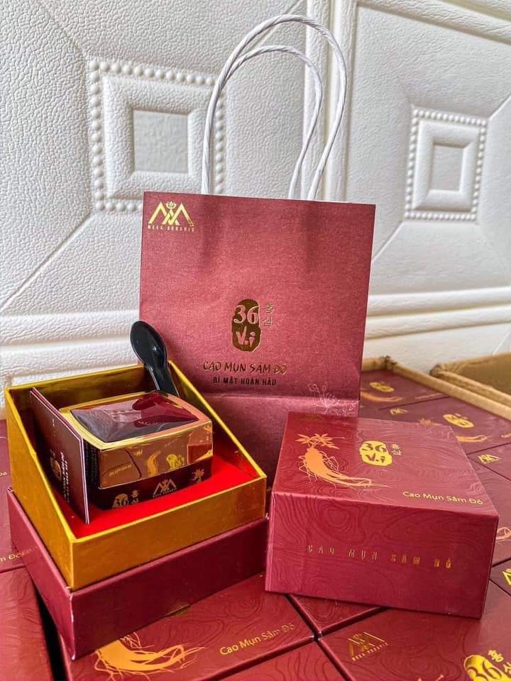 Cao Mụn Sâm Đỏ 36 VỊ HỘP 15GR - Hàng chuẩn 1000%
