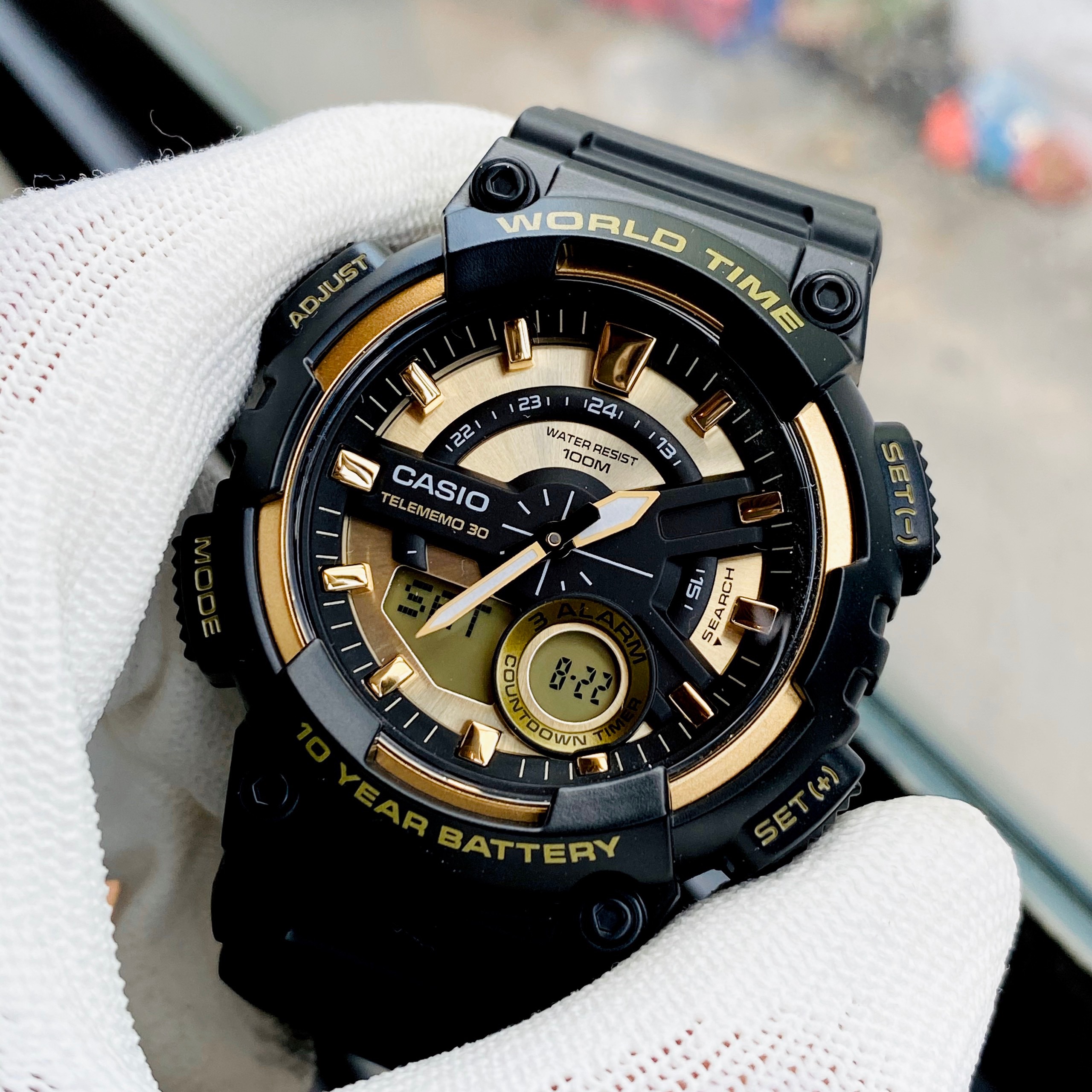 Đồng hồ thể thao casio aeq-110bw-9avdf size 45mm tiểu gshock giá rẻ bảo hành 1 năm tại shop đồng hồ doanh nhân
