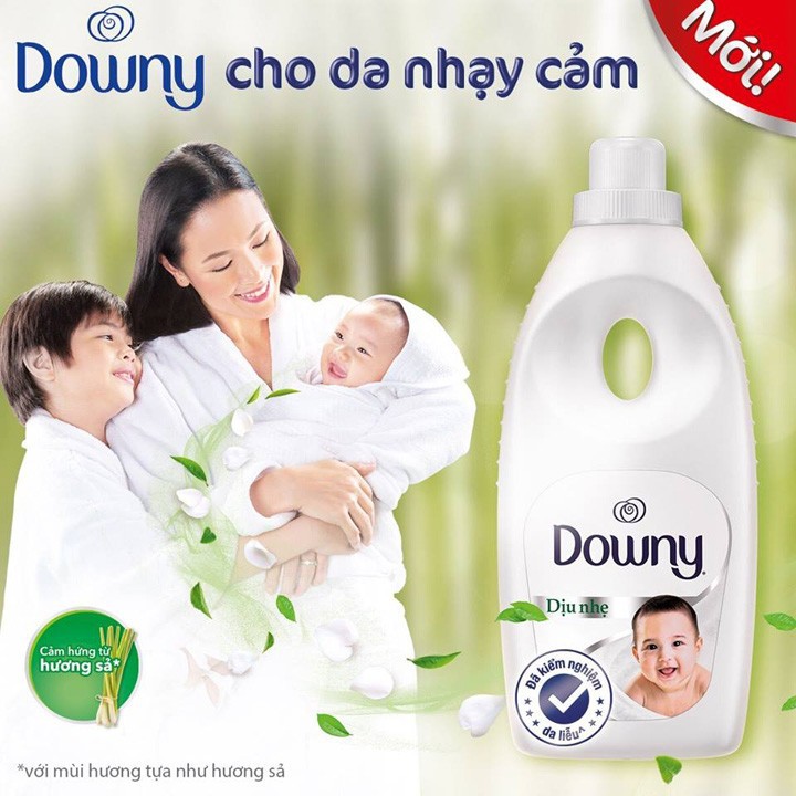 Nước xả vải cho bé Downy Dịu nhẹ túi 2,6 lít - Downy DN 2.6L