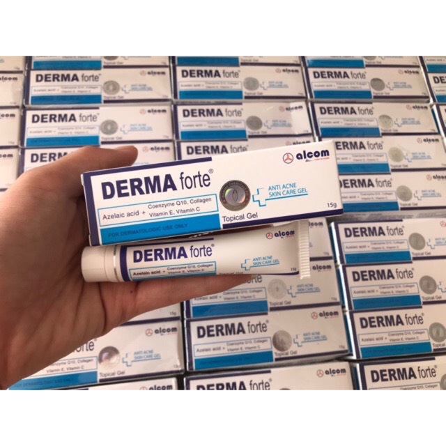 Kem mụn Derma Forte gel 15g, chất lượng đảm bảo an toàn đến sức khỏe người sử dụng, cam kết hàng đúng mô tả