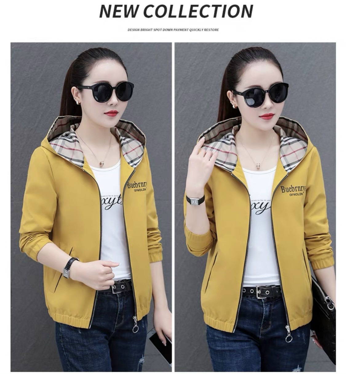 Áo khoác chống nắng thời trang lót trong caro xịn sò cao cấp tnm32