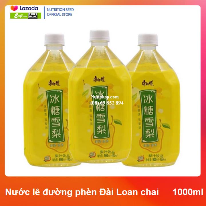 Nước lê đường phèn Đài Loan chai 1000ml