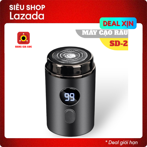 Máy cạo râu mini cao cấp SD-2. Máy cạo râu cho nam Phiên bản mới lưỡi dao tự mài nhỏ gọn mang đi du lịch