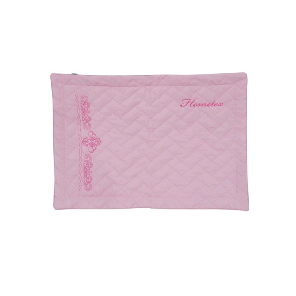 Áo gối nằm, áo gối đầu chần gòn thêu Hometex 40x60cm