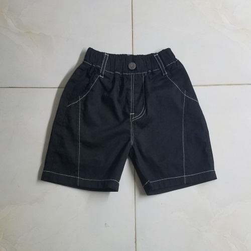 Quần áo trẻ em, quần short bé trai Kaki màu đen mềm mại, thông thoáng