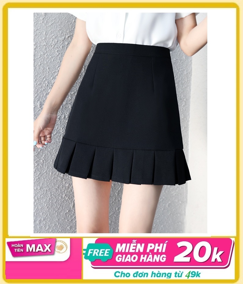 Quần Short Giả Váy Xếp Ly Nữ, Chất Thun umi Hàn Dày dặn, Co giãn tốt, không bai gião, có bigsize 60Kg
