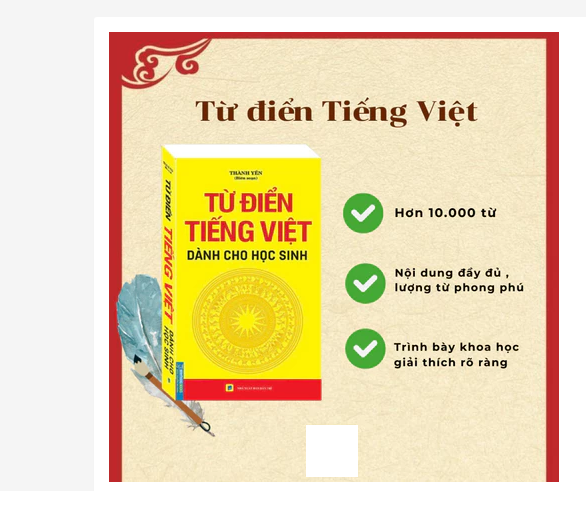 Từ điển tiếng việt dành cho học sinh- khổ to