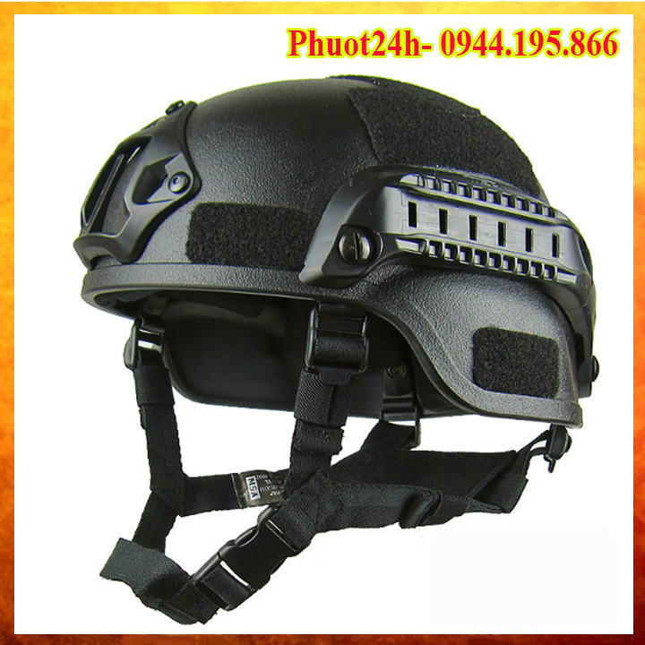 Mũ Bảo Hiểm Chiến Thuật Quân Đội Chiến Đấu Bảo Vệ Đầu Lính Mỹ