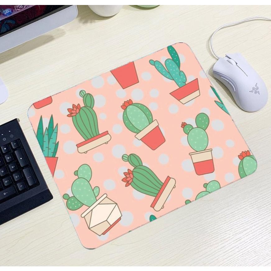 Lót chuột, pad chuột cỡ 26x21cm bo viền chắc chắn hơn 50 mẫu in sắc nét dày dặn