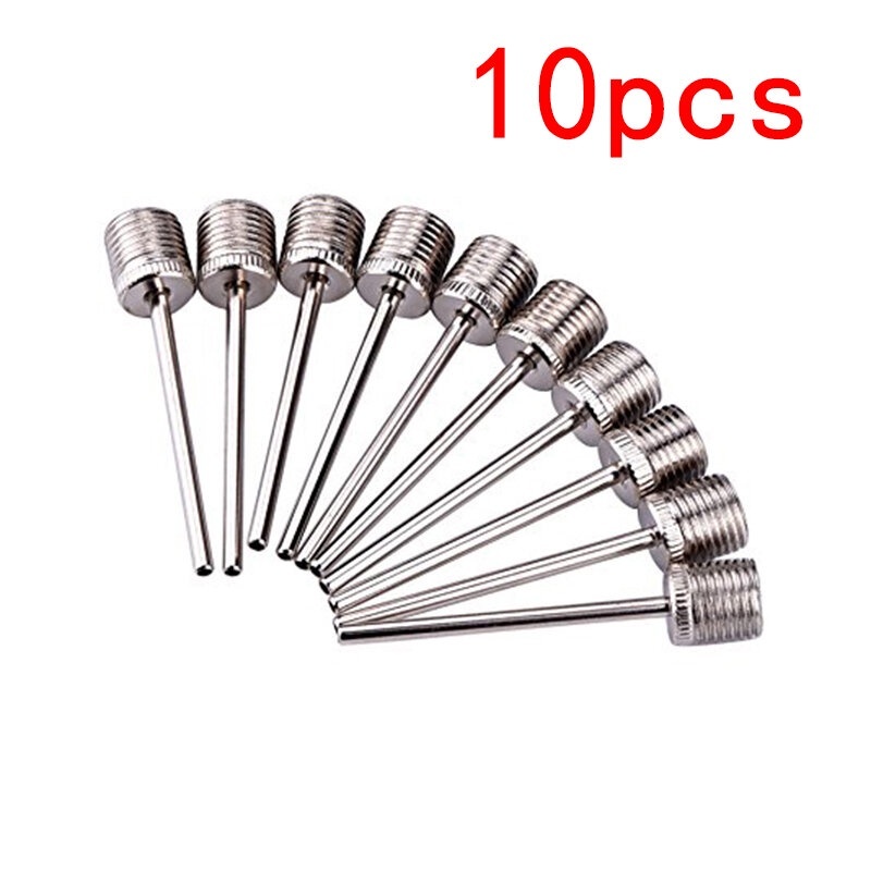 Bộ 10 kim inox bơm bóng đá, bóng chuyền, bóng rổ