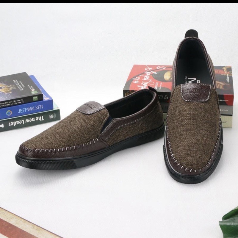 (3 MÀU) Giày lười nam LETO Gía Rẻ Đẹp Dễ mix đồ