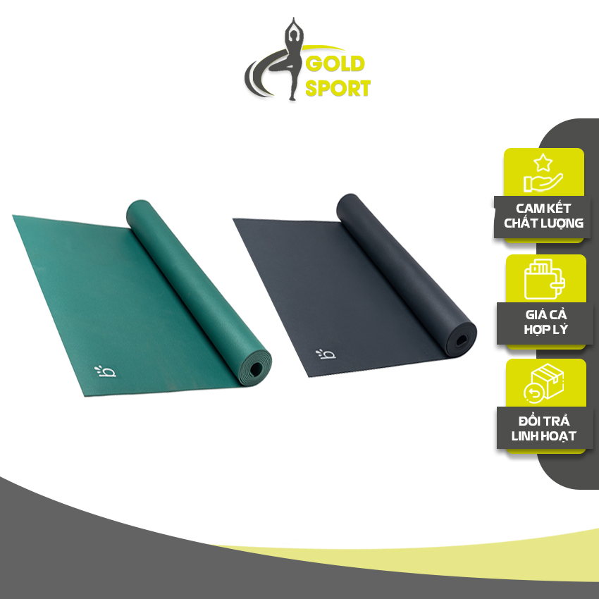 Thảm tập yoga b’love beinks chính hãng dày dặn chống trơn trượt gs15 thảm tập thể dục tại nhà thấm hút mồ hôi - gold sport