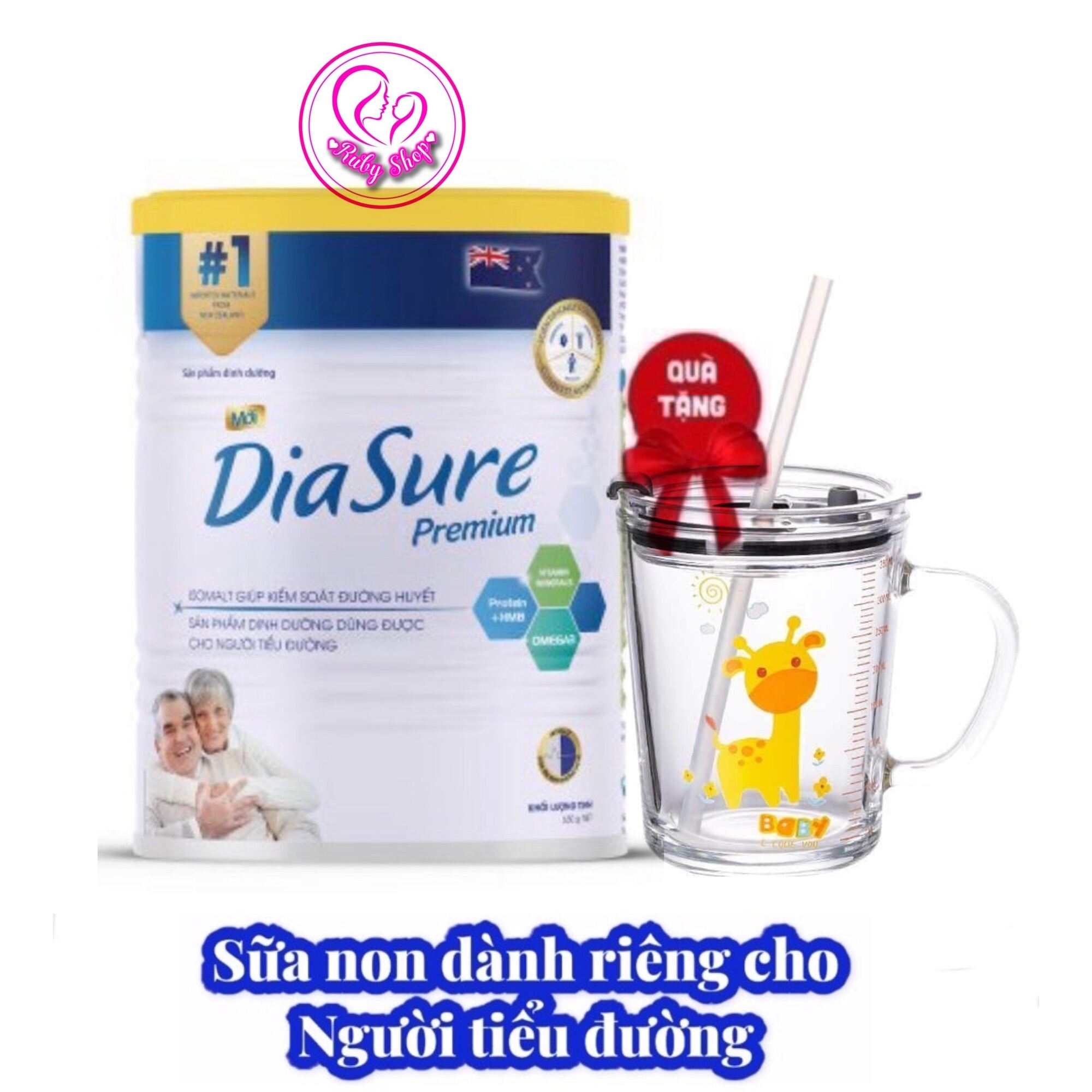 Sữa non tiểu đường 650g Diasure-ổn định đường huyết