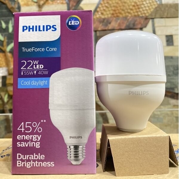 Bóng philips led - trụ 22w - trắng
