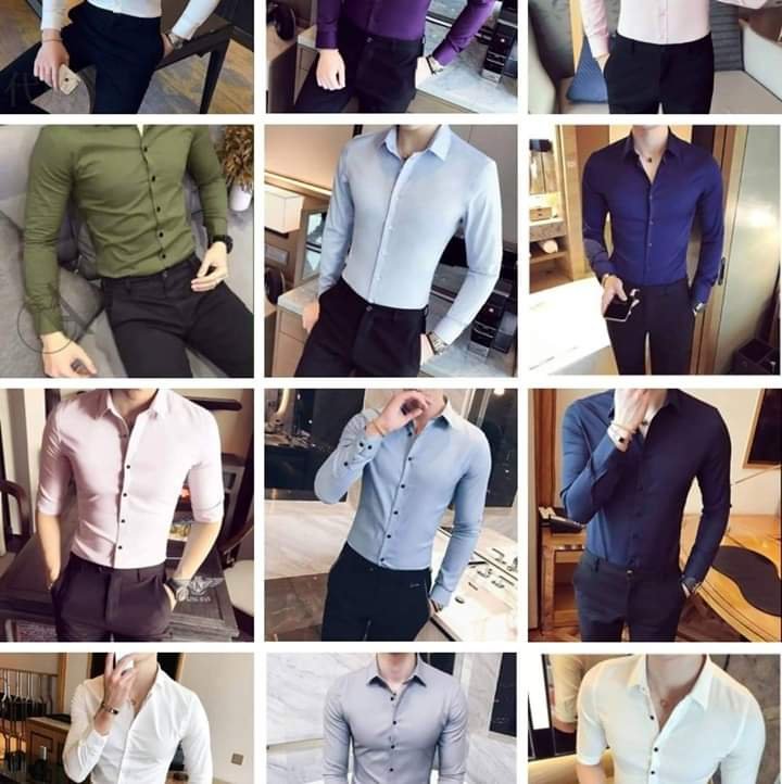 [RẺ VÔ ĐỊCH] ÁO SƠ MI NAM TRƠN NHIỀU MẦU CÔNG SỞ HÀNG ÔM BODY MỀM MỊN 2019 STORE MENLY