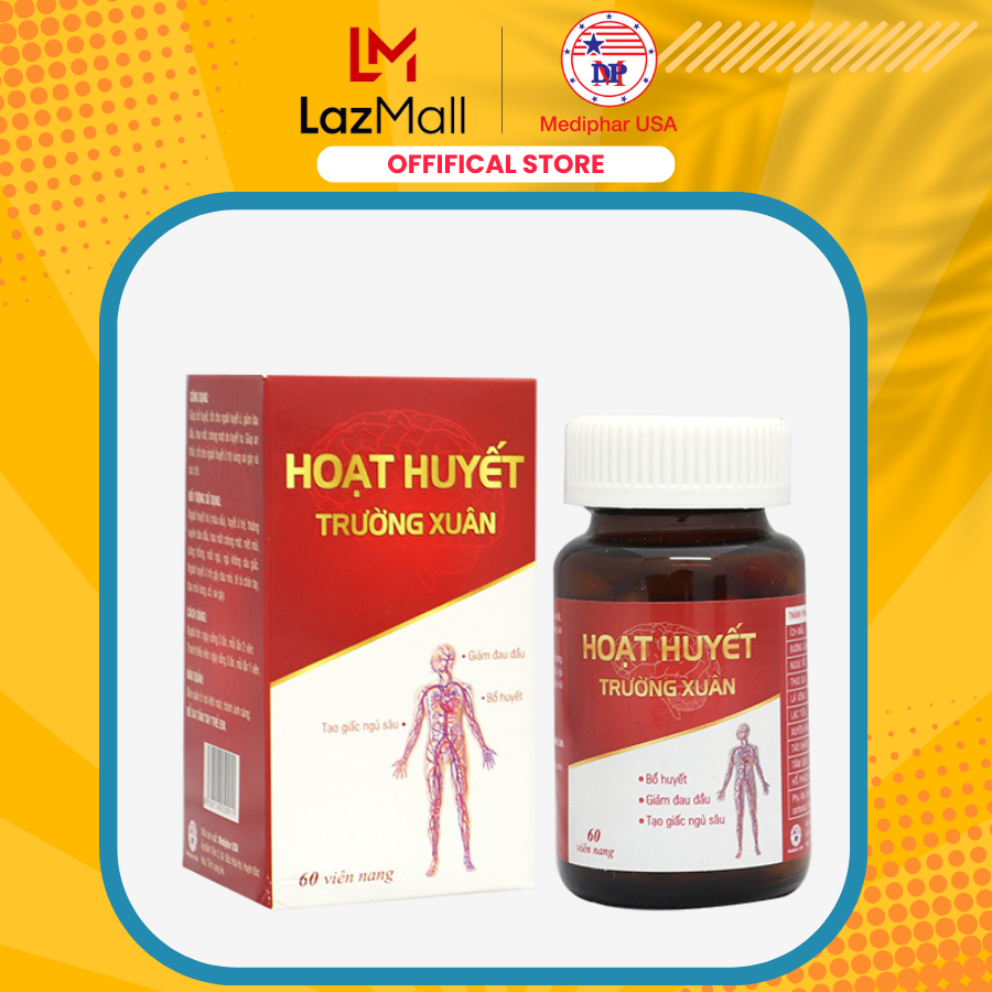 Hoạt huyết Trường Xuân giảm đau đầu chóng mặt