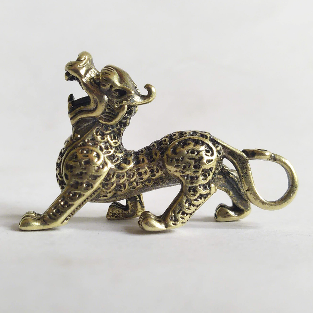 Tỳ hưu mini bằng đồng giá rẻ làm phụ kiện tiểu cảnh, phụ kiện bàn trà, trang trí bonsai, làm quà tặng