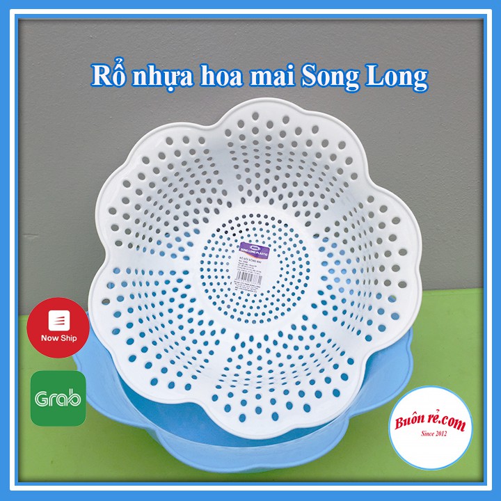 Rổ nhựa đựng đồ - Rổ nhựa mini - Bộ rổ giá nhựa kèm chậu Song Long