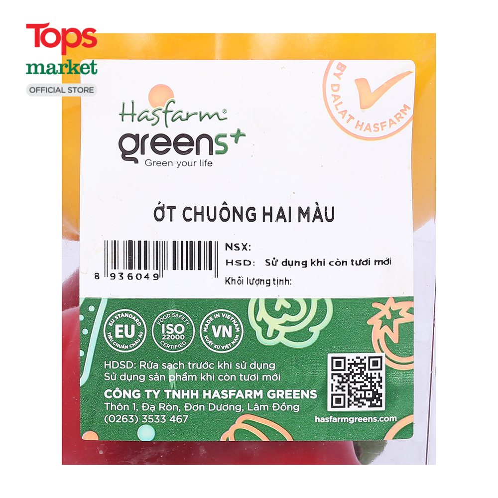 Ớt Chuông Hai Màu Mekostar 400G