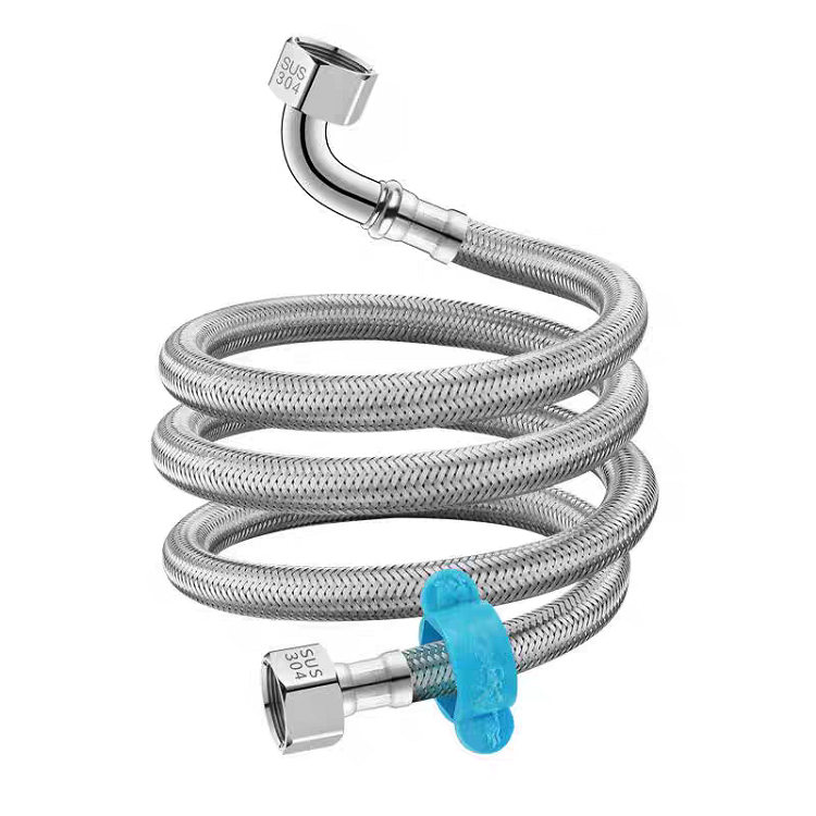 Dây cấp nước bình nóng lạnh - dây cấp nước đầu cong 90 độ tiện dụng dễ lắp đặt