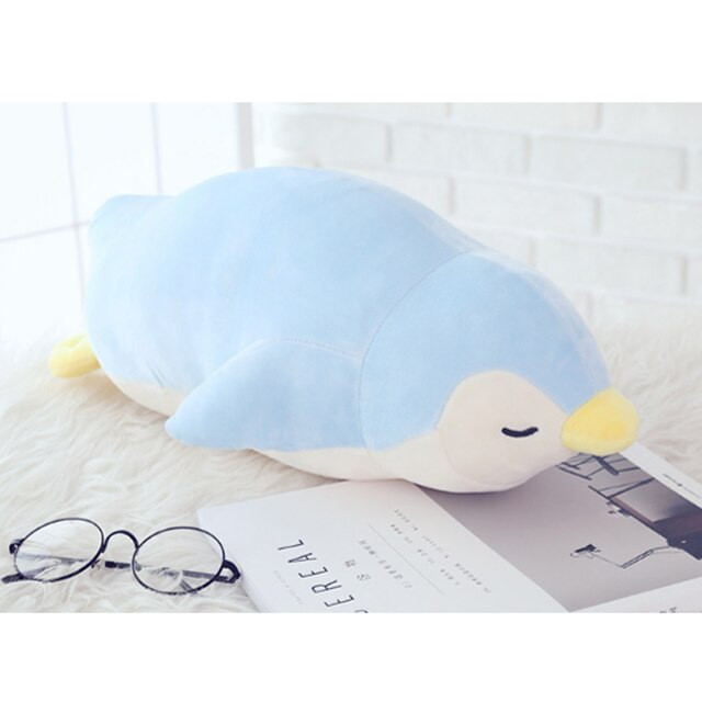 Gối ôm chim cánh cụt xanh dương