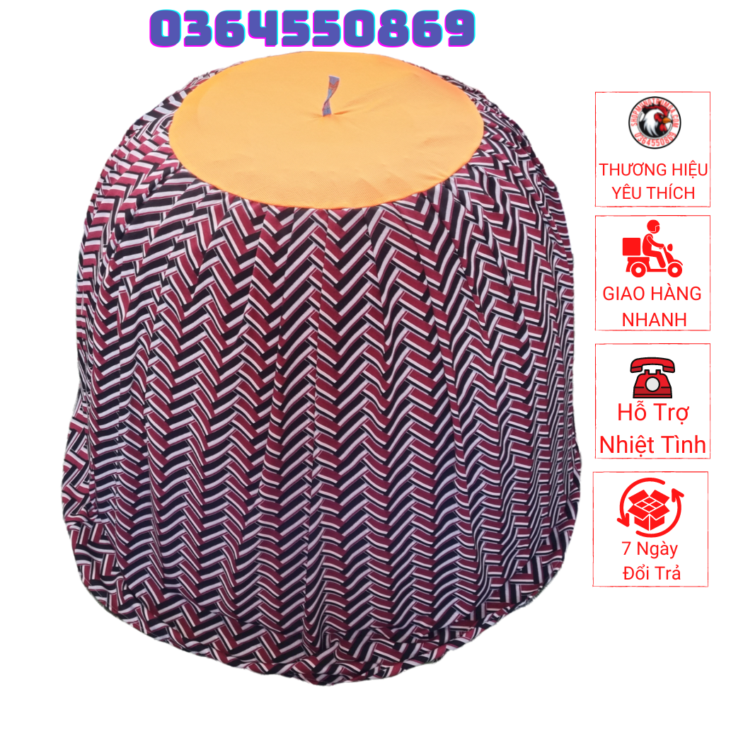 Mùng trùm bội gà nòi trọn bội 5 cái.