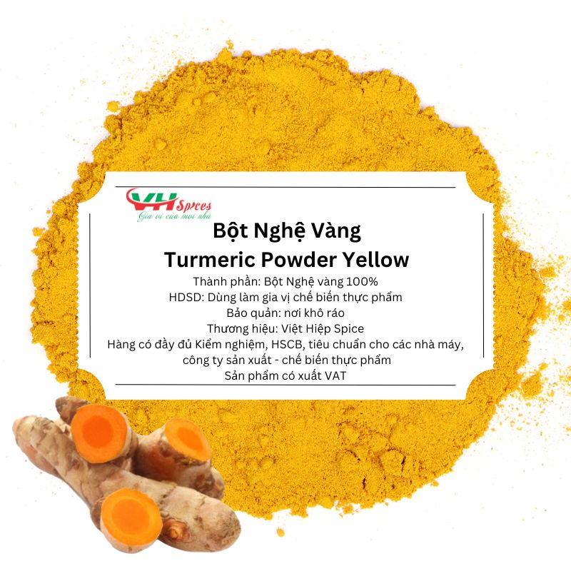 Bột Nghệ Nguyên Chất Túi 1kg Việt Hiệp