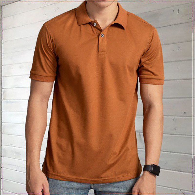 [HCM]Áo thun nam POLO vải thun trơn mát lạnh chất vải cotton 4 chiều cao cấp sang trọng lịch lãm-PLO200