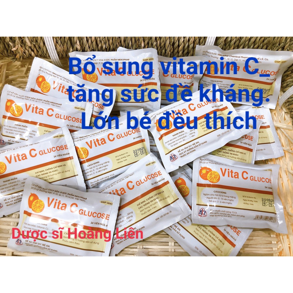 Kẹo vitamin C - Kẹo C tuổi thơ