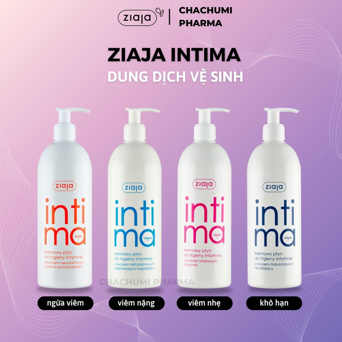 Dung dịch vệ sinh intima ziaja 200ml