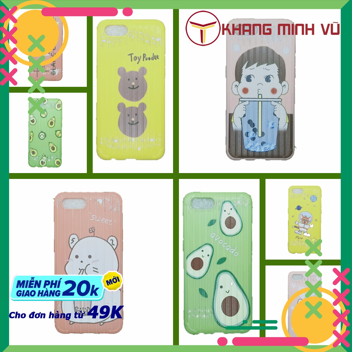 Ốp lưng oppo a1k dẻo vali
