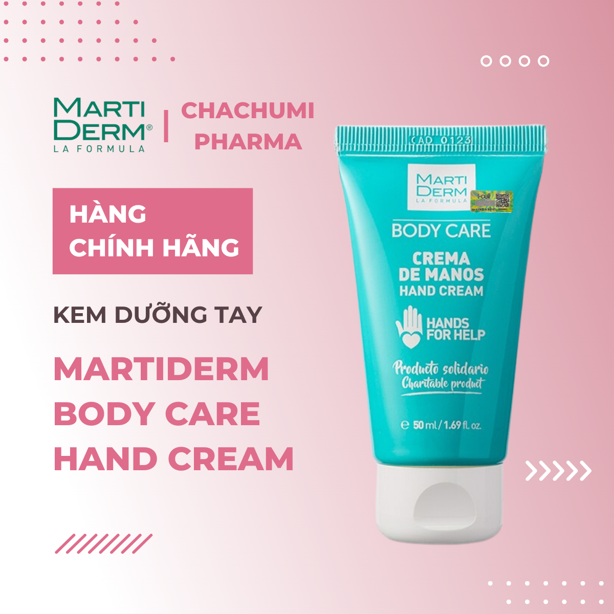 Kem Dưỡng Tay - Martiderm Body Care Hand Cream
