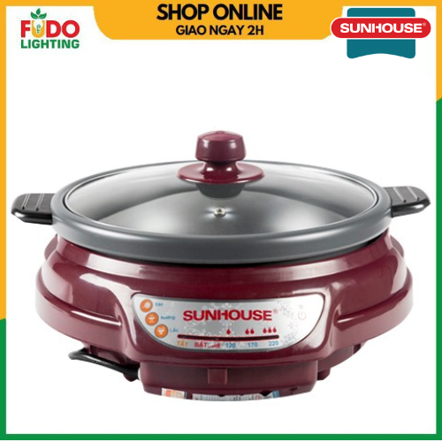 Lẩu điện SUNHOUSE SH535L - HÀNG CHÍNH HÃNG SUNHOUSE.