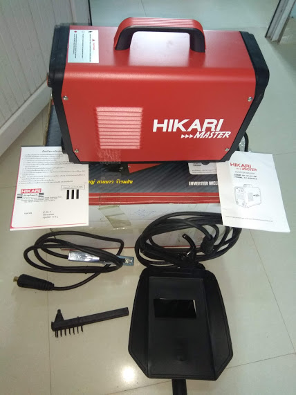 Máy hàn que điện tử hikari Madein Thái lan HJ-220mos, 7Kva, 220A, hàn que 4mm Hàng Hikari chất lượng Madein Thái lan Công suất 7kva Công nghê Inveter