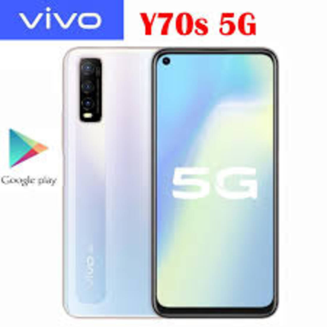 Điện thoại vivo y70s 5g 2sim ram 8g/128g chính hãng, màn hình 6.53inch, camera sau: chính 48 mp & phụ 8 mp, 2 mp camera trước: 16 mp, bảo hành 12 tháng