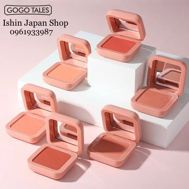 Phấn Má Hồng Gogo Tales chống thấm nước bắt sáng nội địa Trung