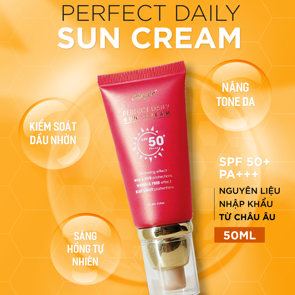 Kem chống nắng rosyson perfect daily sun cream - rosy