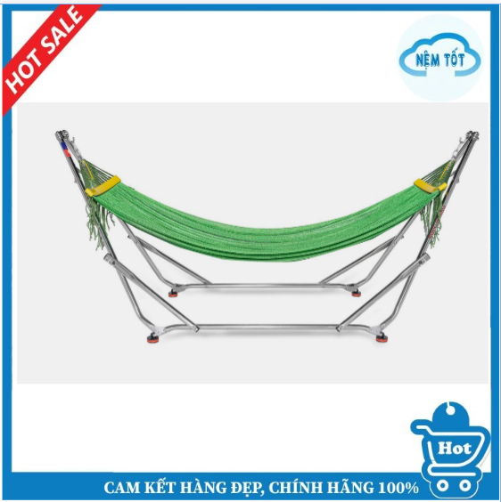 ✅ưu đãi🌟 trọn bộ khung võng inox, lưới võng ngọc hoàng chính hãng - khung võng inox cao cấp bảo hành 1 năm nệm tốt hcm