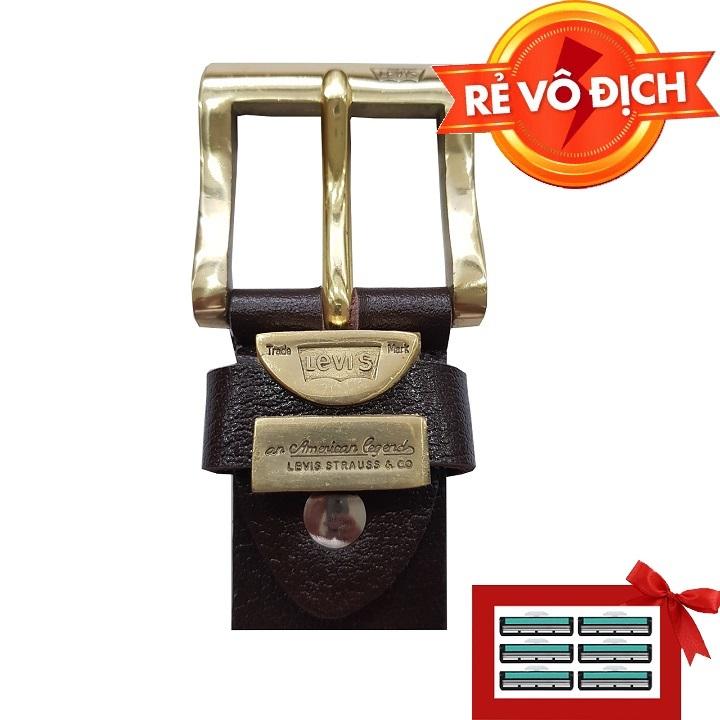 [HCM]Đầu khóa đồng dây nịt  Ruby Luxury tặng kèm 6 lưỡi dao cạo râu kép trị giá 60.000 đ