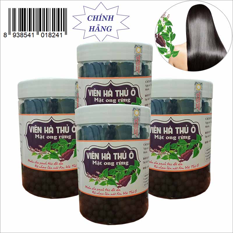 2kg viên hà thủ ô làm đen râu tóc