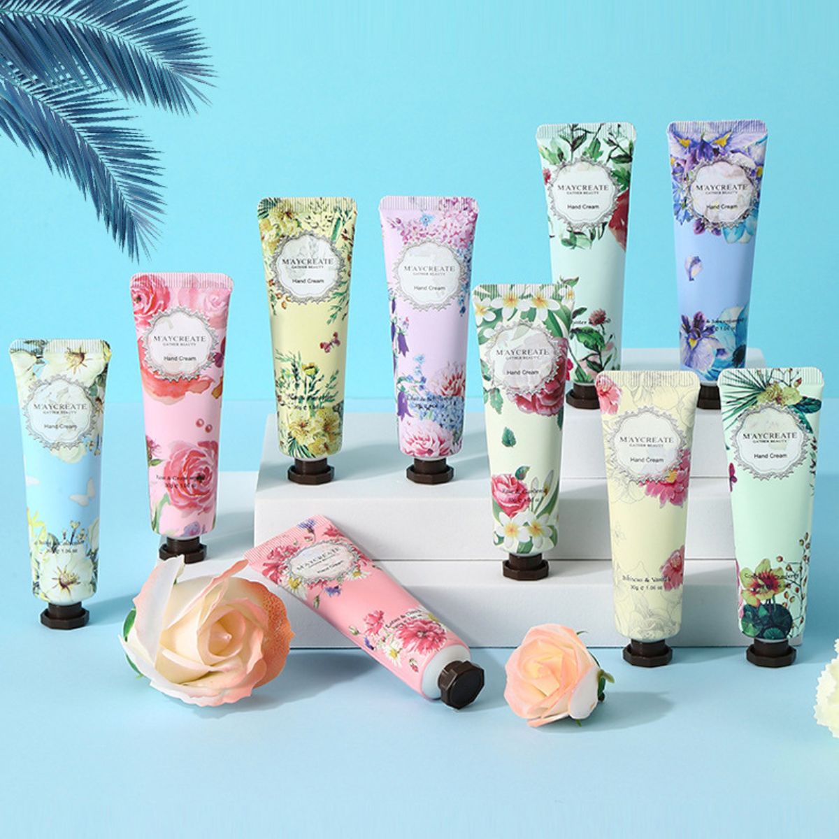 Kem dưỡng da tay mềm trắng 30g Maycreate kem dưỡng mềm da tay 10 mùi hương myphamsile247 Ma292