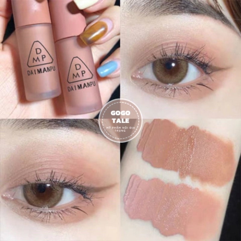 ✵✘๑ Phấn mắt và má hồng DAIMANPU dạng kem mềm mịn lâu trôi thành phần tự nhiên màu cam nâu tây
